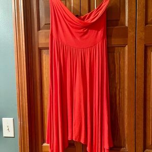 Express Strapless dress